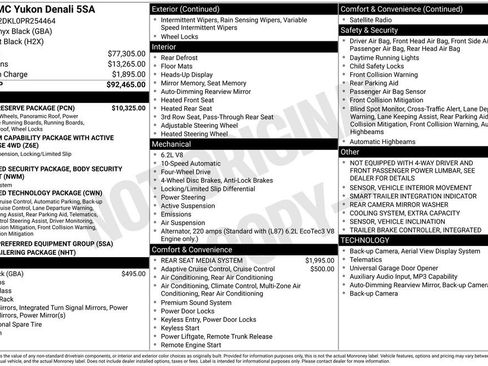 Used 2023 GMC Yukon Denali w/ Denali Reserve Package image 15