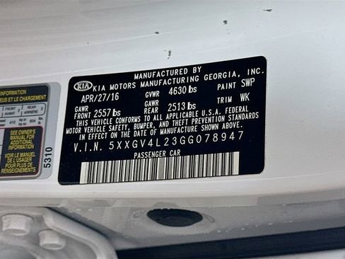 Used 2016 Kia Optima SX w/ Chrome Wheel Package image 35