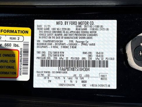 New 2026 Ford Mustang Coupe RWD image 37