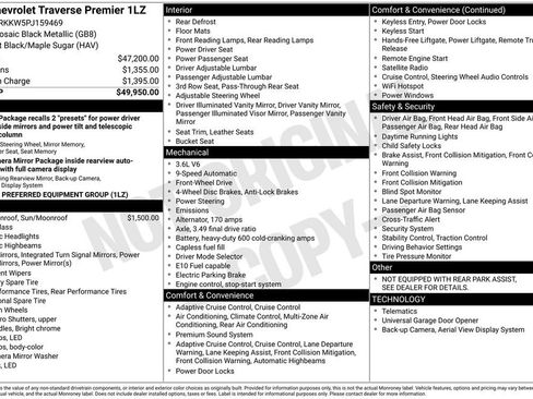 Used 2023 Chevrolet Traverse Premier image 47