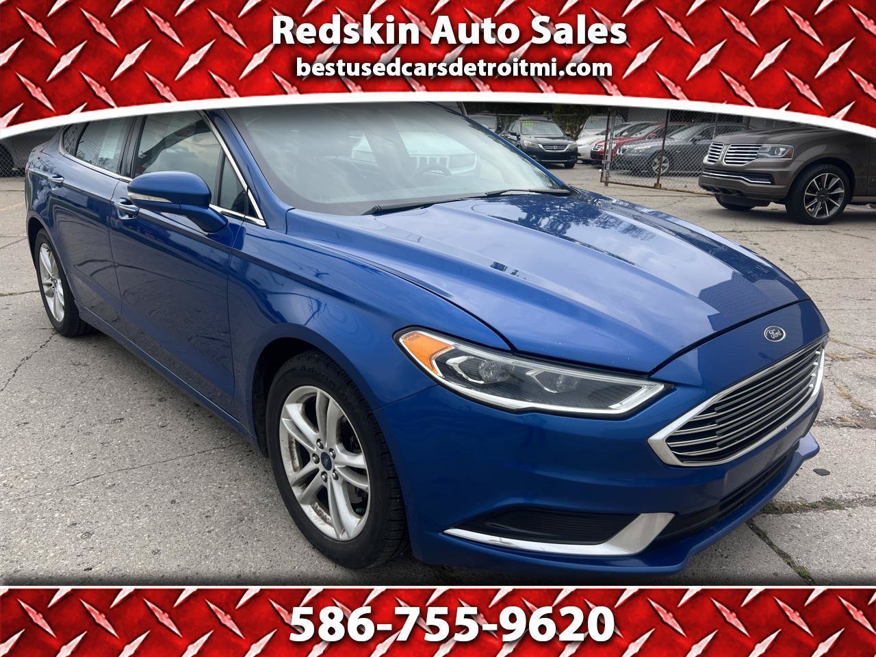 Used 2018 Ford Fusion SE w/ Fusion SE Technology Package FWD image 1