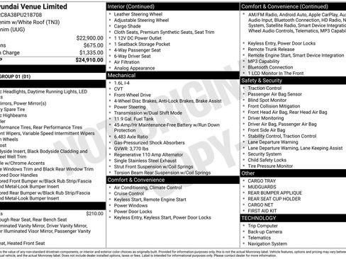 Used 2023 Hyundai Venue Limited image 13