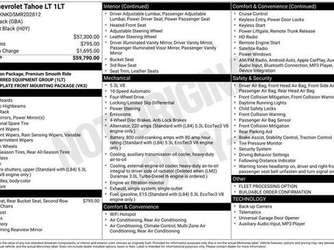 Used 2021 Chevrolet Tahoe LT image 30