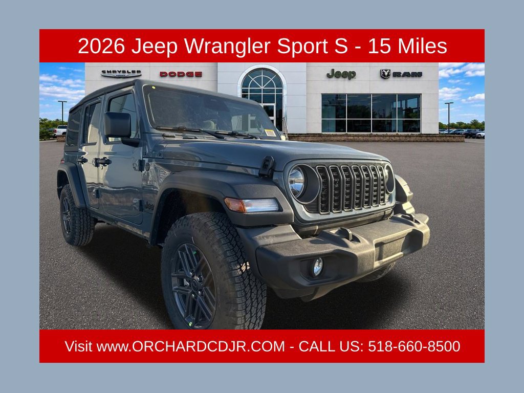 New 2026 Jeep Wrangler Unlimited Sport AWD/4WD 360° Tour