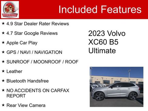 Used 2023 Volvo XC60 B5 Ultimate w/ Climate Package image 5