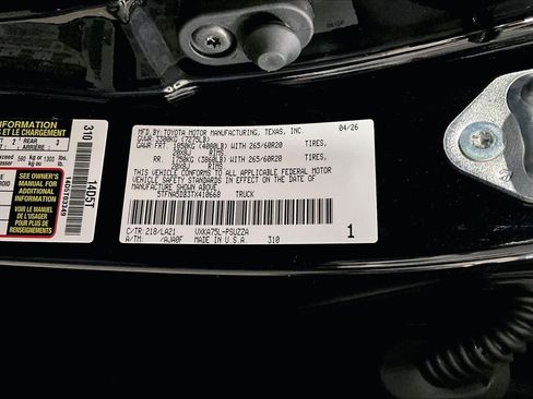 Certified 2026 Toyota Tundra Platinum AWD/4WD image 37