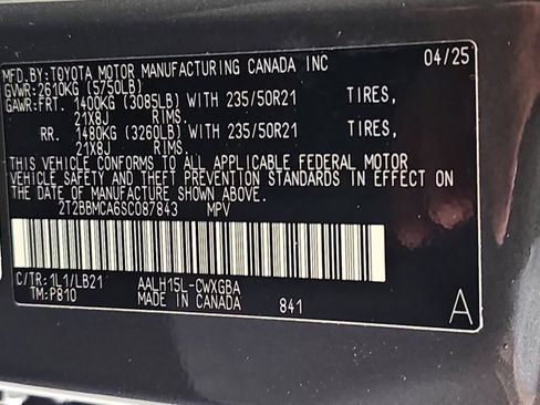 Certified 2025 Lexus RX 350 w/ Convenience Package AWD/4WD image 34
