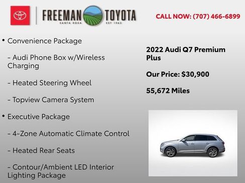 Used 2022 Audi Q7 3.0T Premium Plus w/ Premium Plus Package AWD/4WD image 5
