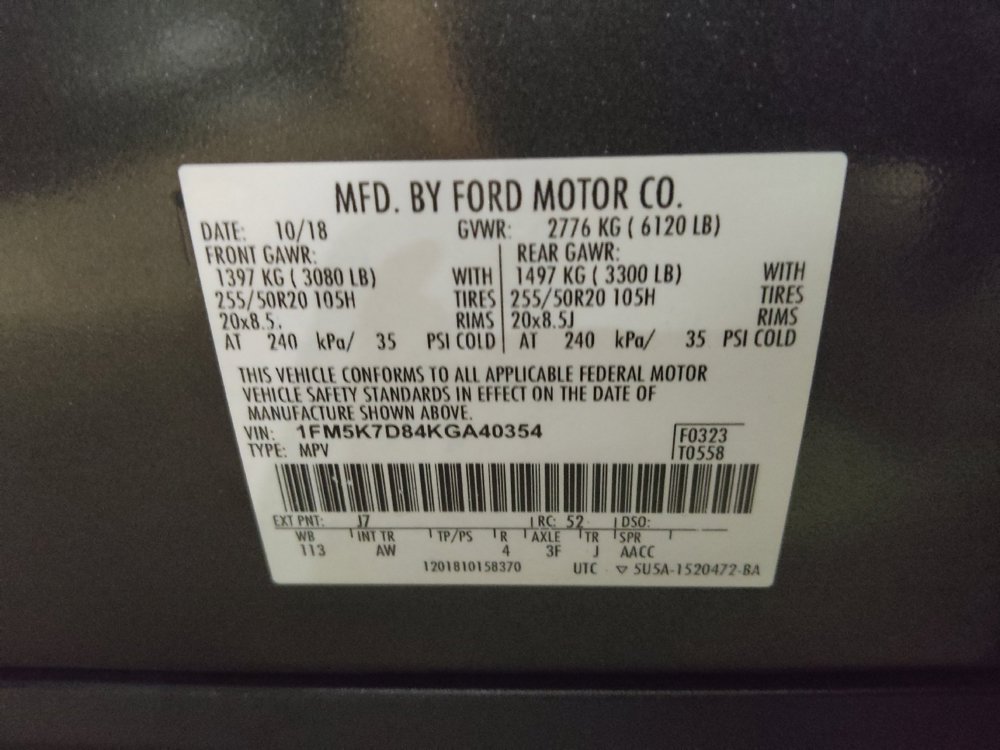 Used 2019 Ford Explorer XLT w/ Equipment Group 202A FWD image 33