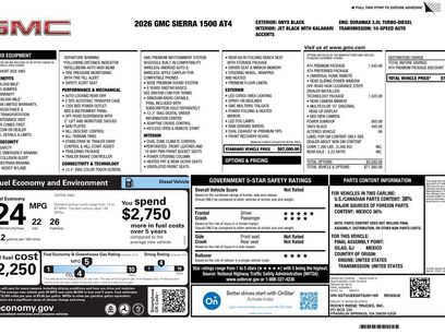 New 2026 GMC Sierra 1500 AT4 w/ AT4 Premium Package