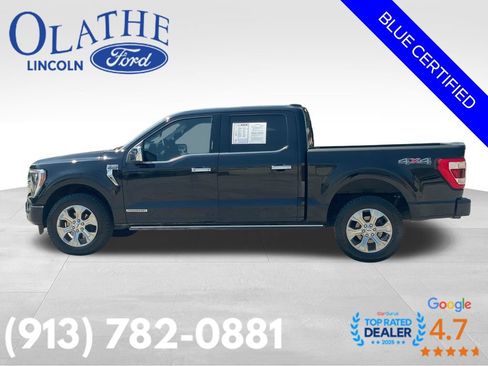 Certified 2022 Ford F150 Platinum w/ Equipment Group 701A High AWD/4WD image 2