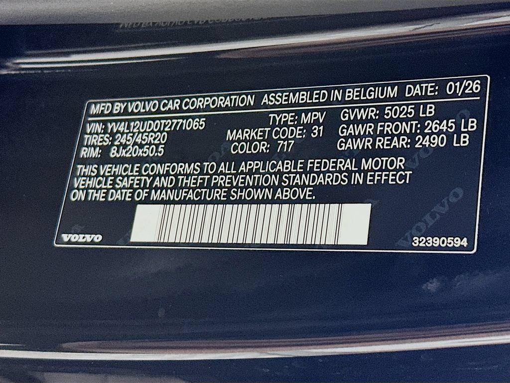 Used 2026 Volvo XC40 B5 Ultra w/ Protection Package Premier AWD/4WD image 27
