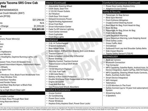 Used 2025 Toyota Tacoma SR5 RWD image 4