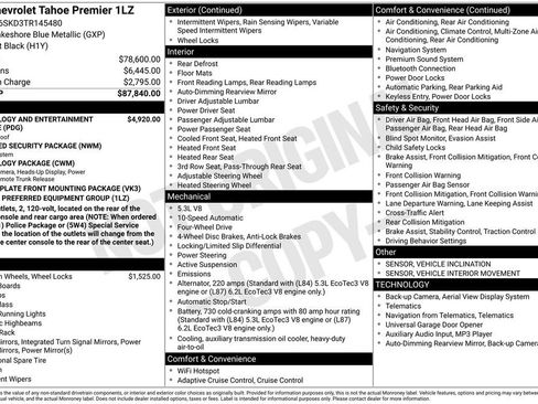 New 2026 Chevrolet Tahoe Premier image 28