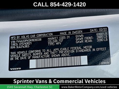 Used 2022 Volvo XC90 T6 Momentum w/ Advanced Package AWD/4WD image 31