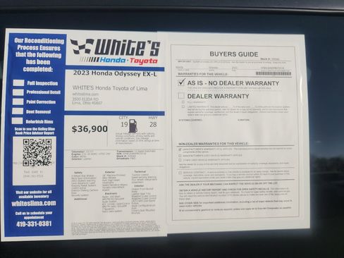 Used 2023 Honda Odyssey EX-L image 13