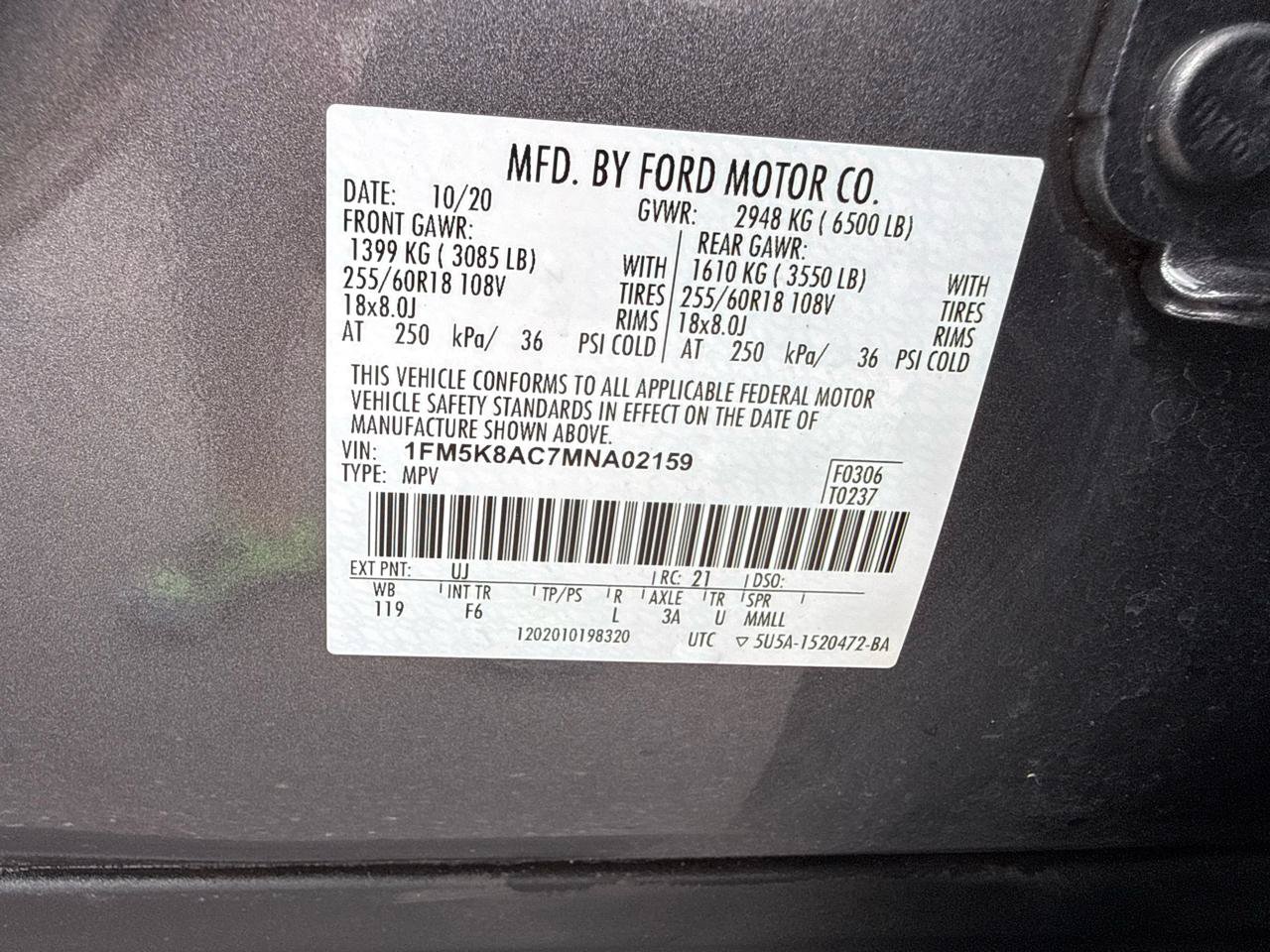 Used 2021 Ford Explorer 4WD Police Interceptor image 32