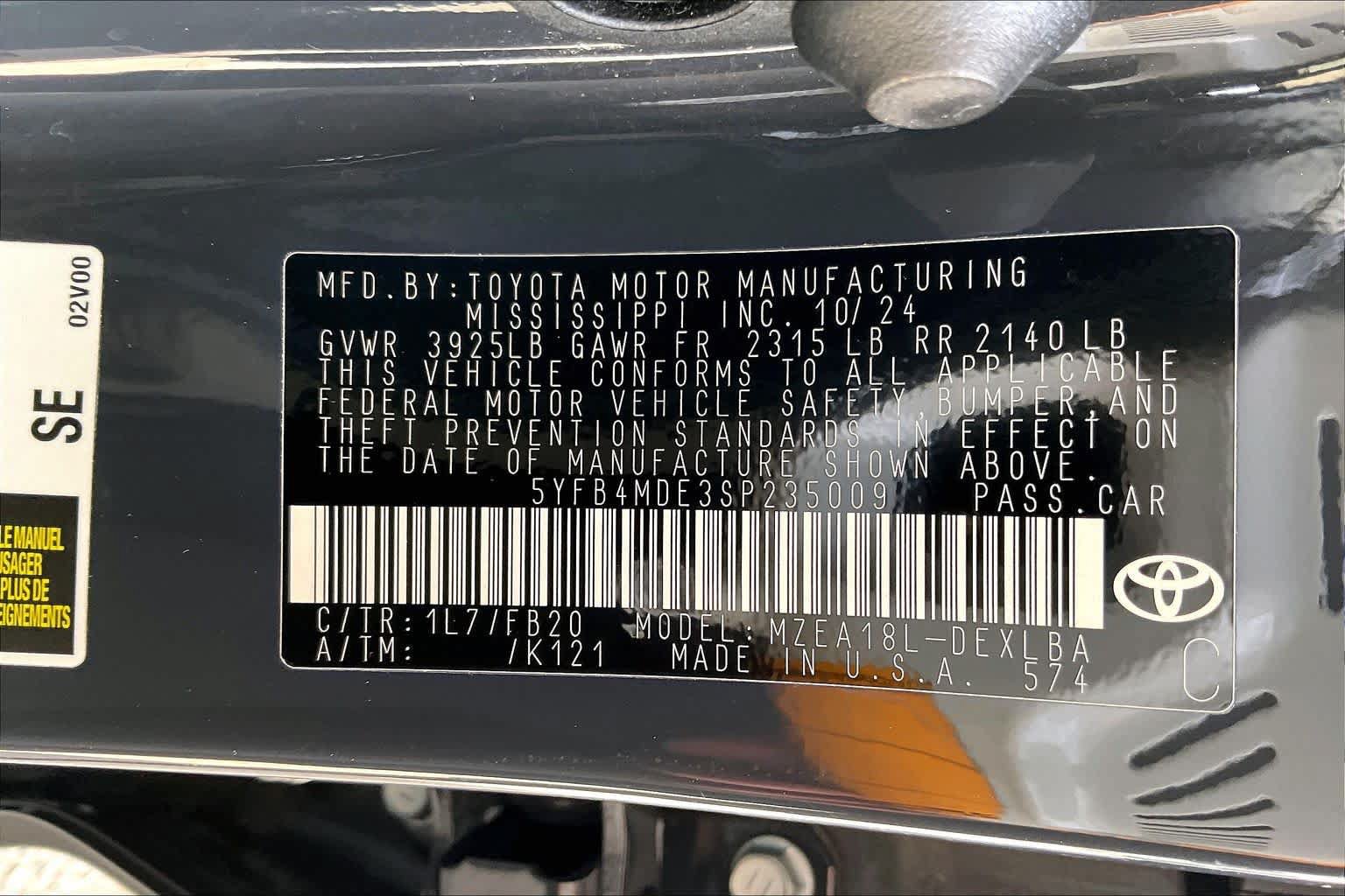 Used 2025 Toyota Corolla LE FWD image 34