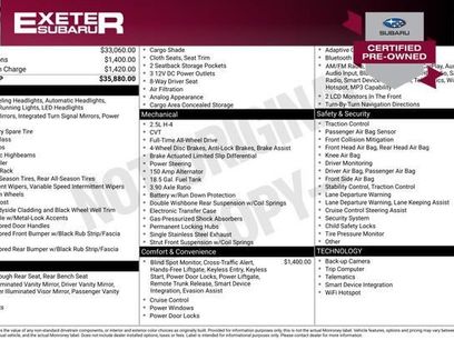 Certified 2025 Subaru Outback Premium