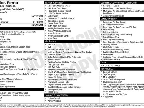 Certified 2025 Subaru Forester AWD/4WD image 10