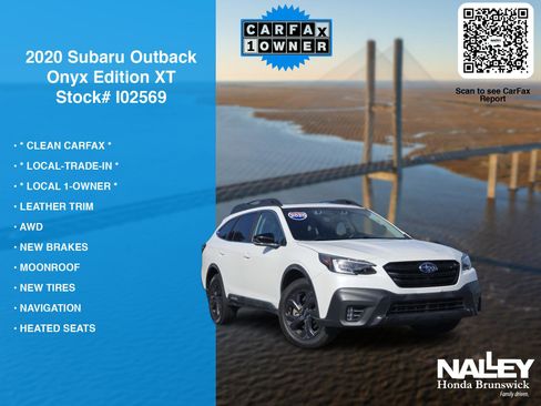 Used 2020 Subaru Outback Onyx Edition XT w/ Popular Package #2 image 7