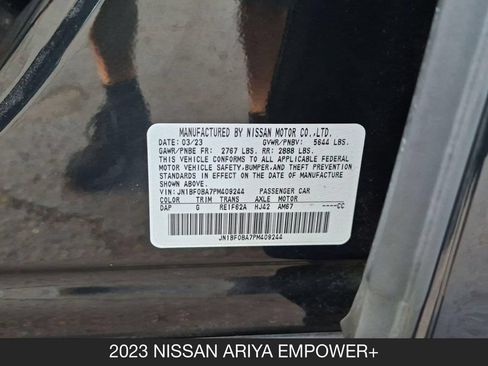 Certified 2023 Nissan Ariya Empower+ FWD image 27
