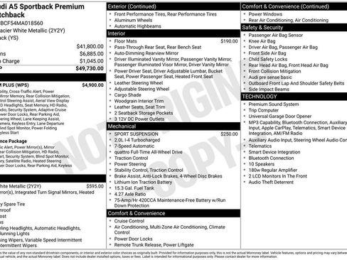Certified 2021 Audi A5 2.0T Premium Plus w/ Premium Plus AWD/4WD image 3