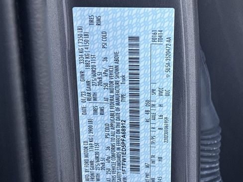 Certified 2023 Ford F150 Lariat w/ Equipment Group 502A High image 38