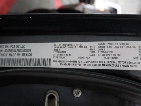 Used 2022 RAM 3500 Limited AWD/4WD image 97