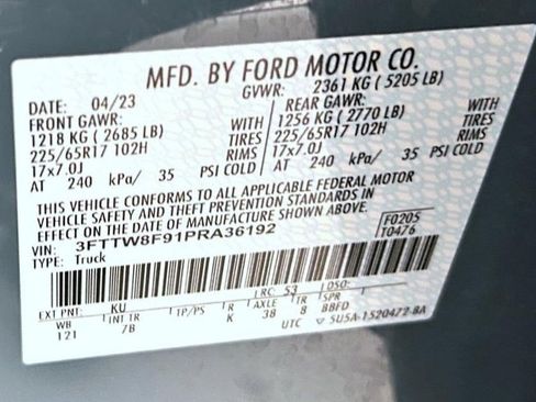 Used 2023 Ford Maverick XLT w/ Equipment Group 300A Standard AWD/4WD image 26