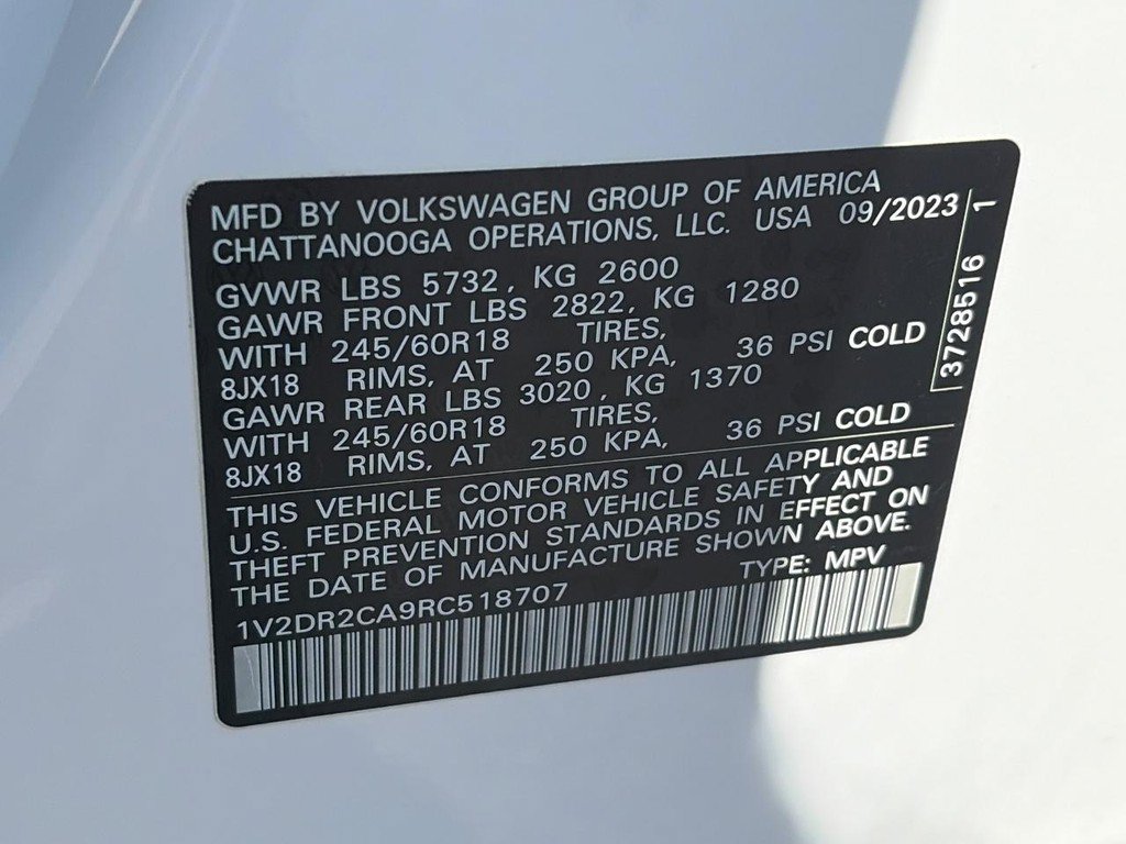 Used 2024 Volkswagen Atlas SE FWD image 23