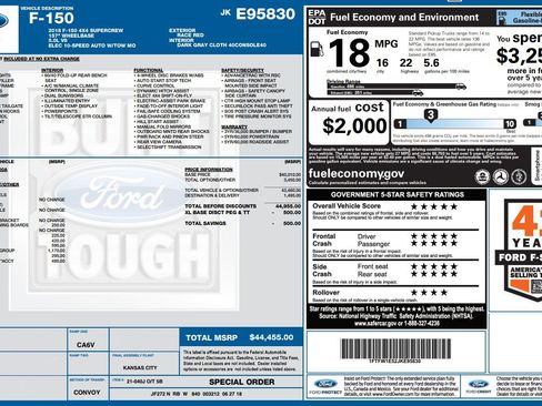 Used 2018 Ford F150 XL w/ XL Power Equipment Group AWD/4WD image 6