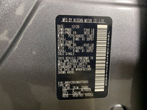 Used 2021 Nissan Armada SL w/ Captain's Chairs Package image 13