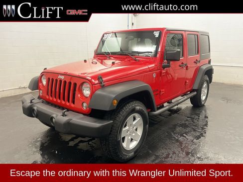 Used 2018 Jeep Wrangler Unlimited Sport S AWD/4WD image 1