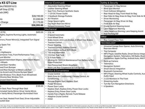 Used 2025 Kia K5 GT-Line FWD image 14