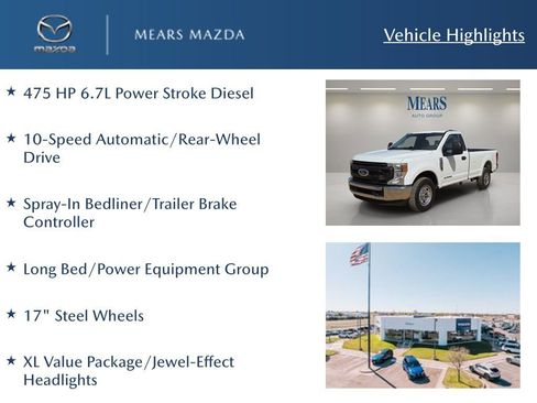 Used 2021 Ford F350 XL w/ Power Equipment Group RWD image 2