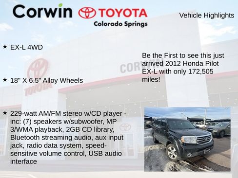 Used 2012 Honda Pilot EX-L image 4