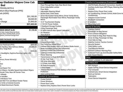 Used 2025 Jeep Gladiator Mojave w/ Convenience Group image 8