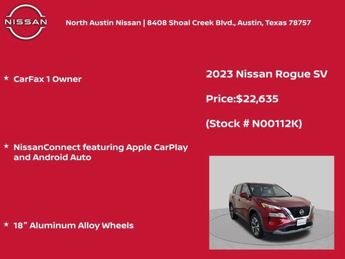 Used 2023 Nissan Rogue SV FWD image 12