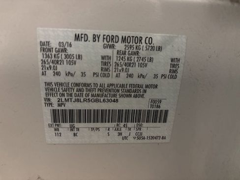 Used 2016 Lincoln MKX Reserve w/ Climate Package image 14