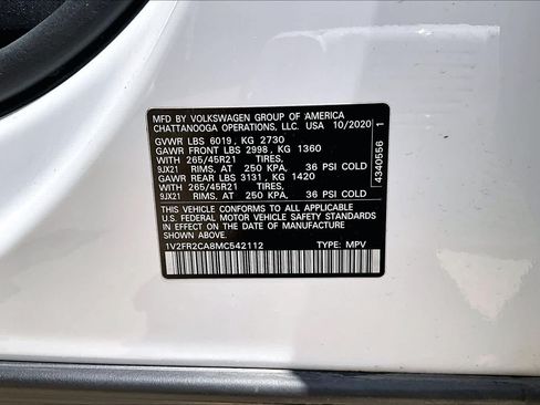 Used 2021 Volkswagen Atlas SEL Premium AWD/4WD image 33