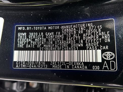 Used 2015 Toyota Corolla LE FWD image 25