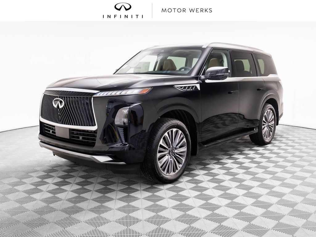 New 2027 INFINITI QX80 Luxe w/ Cargo Package AWD/4WD 360° Tour