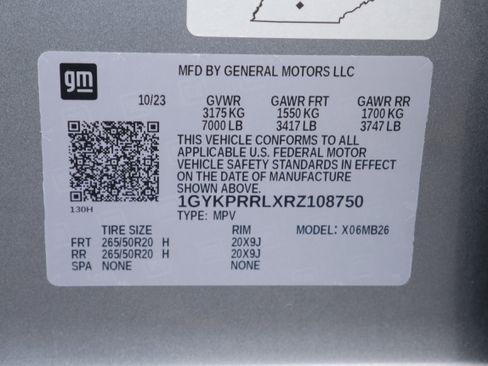 Certified 2024 Cadillac Lyriq Luxury w/ LPO, Floor Liner Package image 35