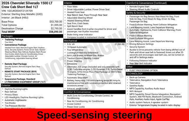 Used 2026 Chevrolet Silverado 1500 LT AWD/4WD image 47