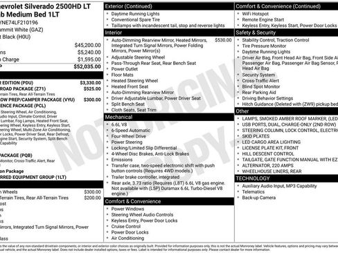 Used 2020 Chevrolet Silverado 2500 LT w/ All Star Edition AWD/4WD image 6