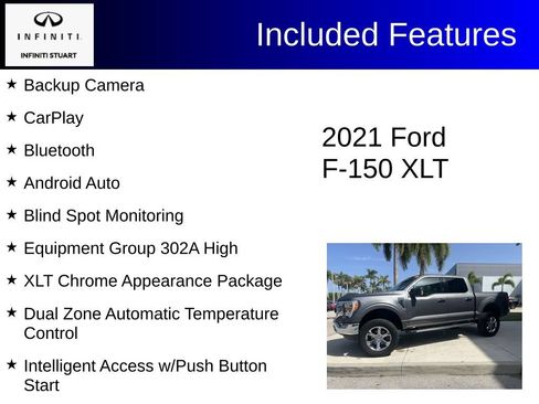 Used 2021 Ford F150 XLT w/ Equipment Group 302A High RWD image 2