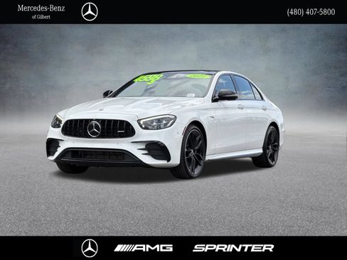 Used 2021 Mercedes-Benz E 53 AMG 4MATIC Sedan image 1