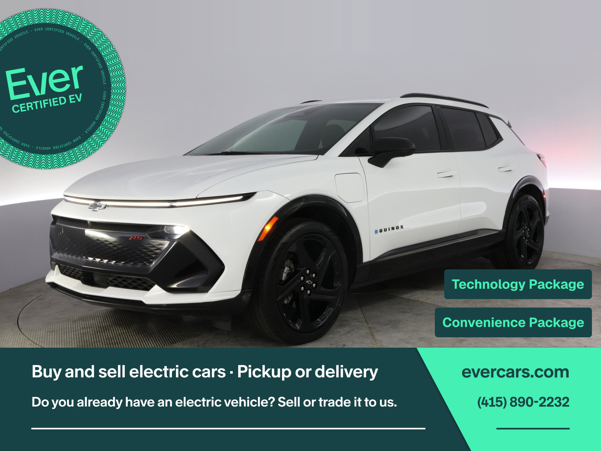 Used 2024 Chevrolet Equinox EV RS FWD image 1