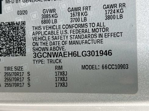 Used 2020 Chevrolet Silverado 1500 W/T w/ WT Value Package RWD image 32